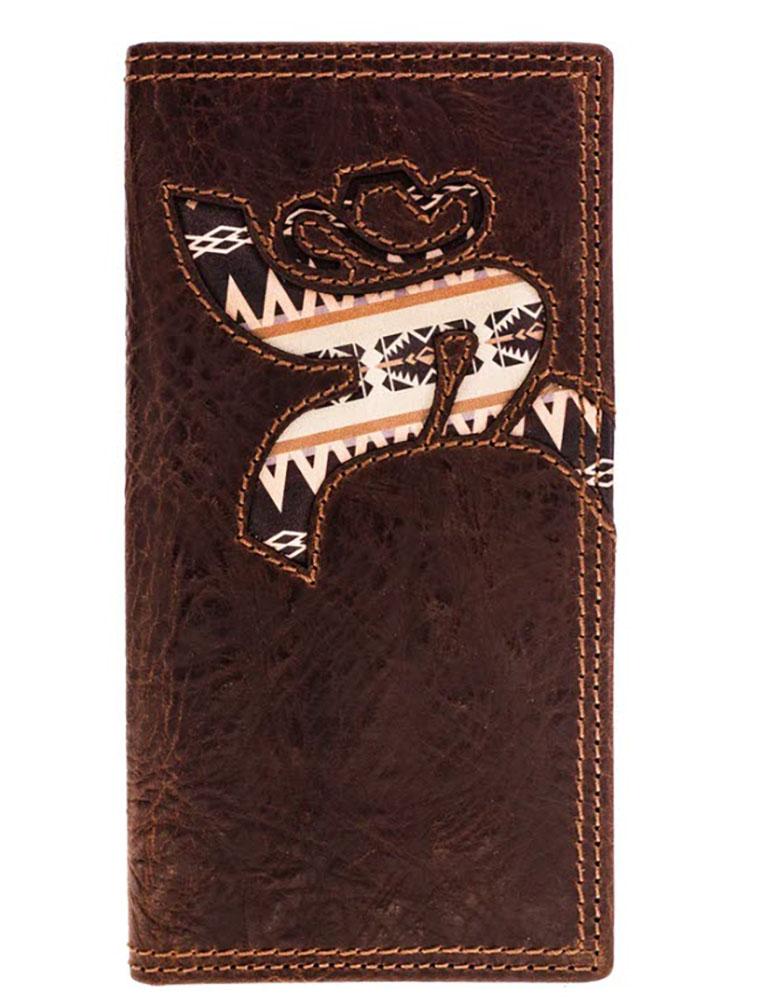 Roughy Strap Brown Aztec Rodeo Wallet