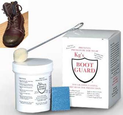 KG Boot Guard Black 2oz Work Boot Toe  Boot Protector Container Kit