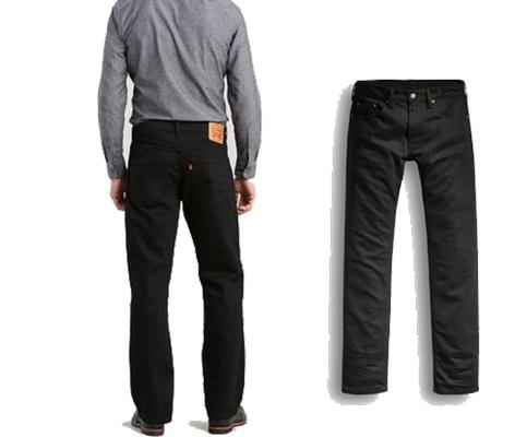 Levi 559 Relaxed Straight Mens Black Jeans