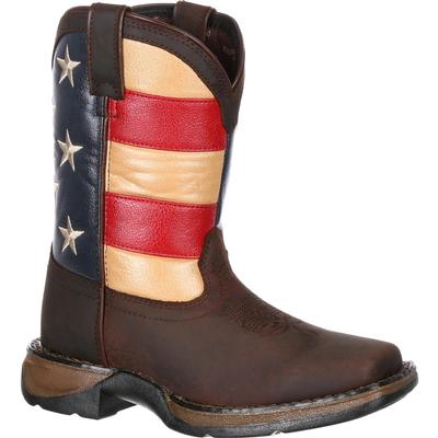 Kids Durango Flag Cowboy Boot