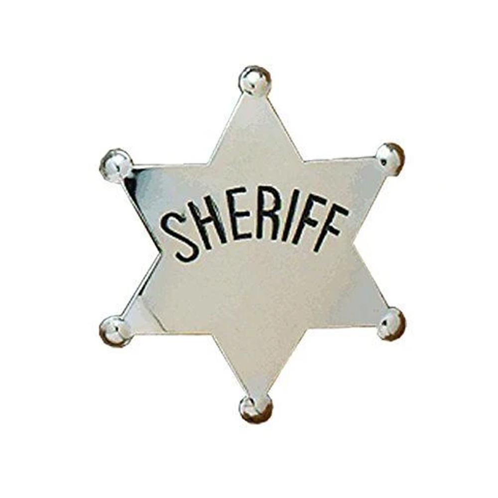 MF Silver Sheriff Clipon Badge