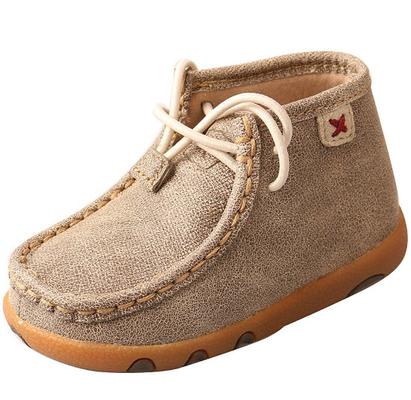 Toddler Twisted X Driving Moc in Dusty Tan