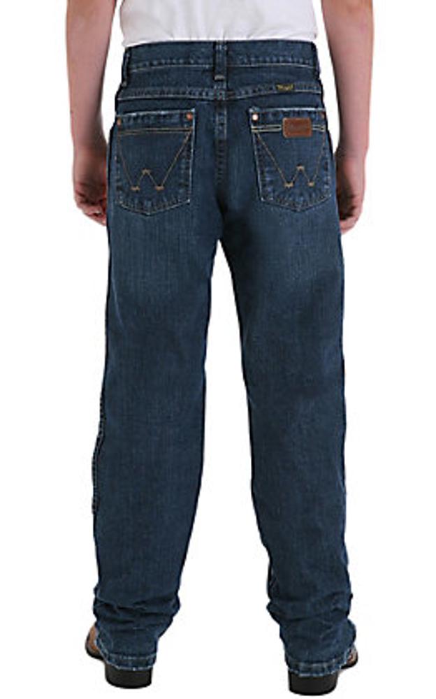 Boys Wrangler Retro Straight Leg Everyday Blue Kids Jeans