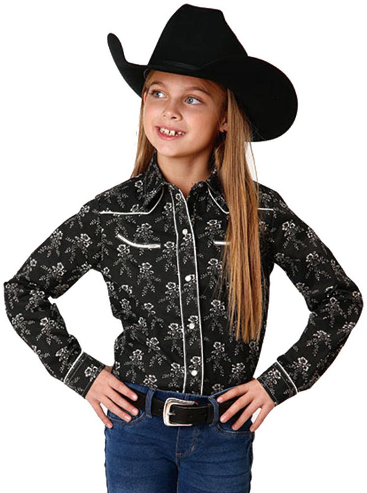 Roper Girls Vintage Snap Western Shirt