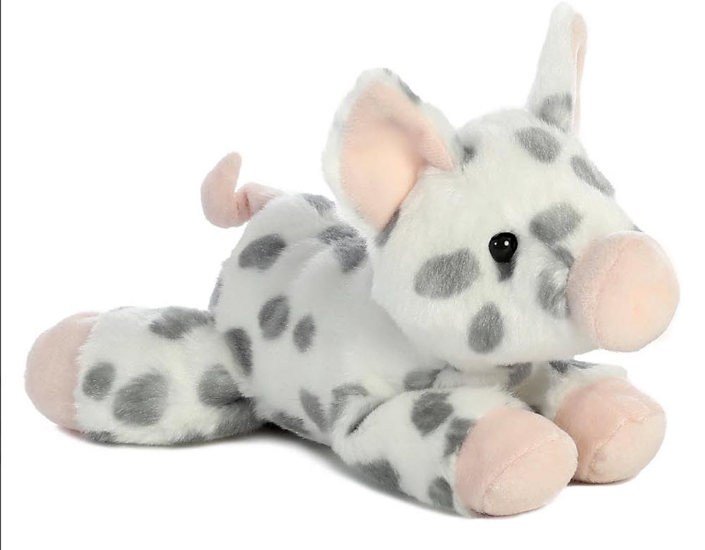 Aurora Spotted Piglet 8 Inch Flopsie Plush Toy
