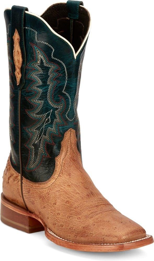 Tony Lama Smooth Ostrich Womens Wildheart Umber Boot