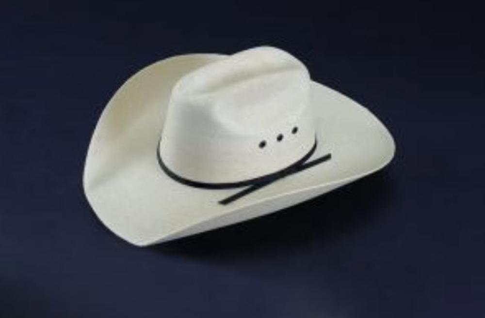 Herford LC 7X With Black Eyelets Long Oval Palm Leaf Cowboy Hat