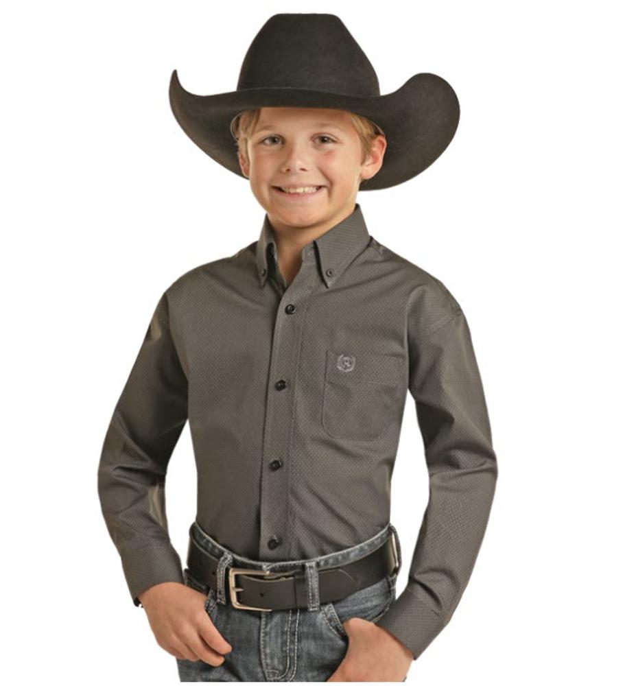 Boys Panhandle Select Disty Button Shirt