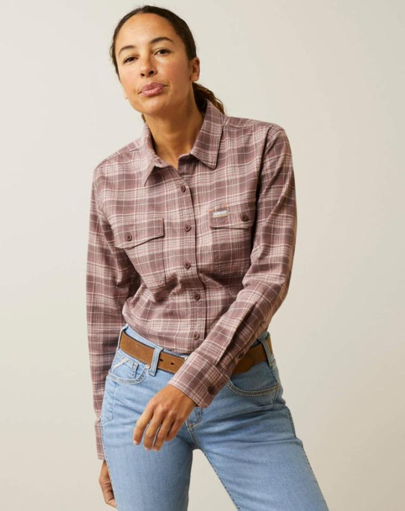 Ariat Womens Ariat Rebar Flannel DuraStretch Shirt