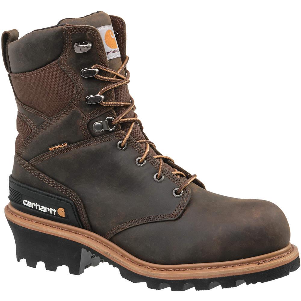 Carhartt Mens Composite Toe Climbing Boot Waterproof 8inch CML8360