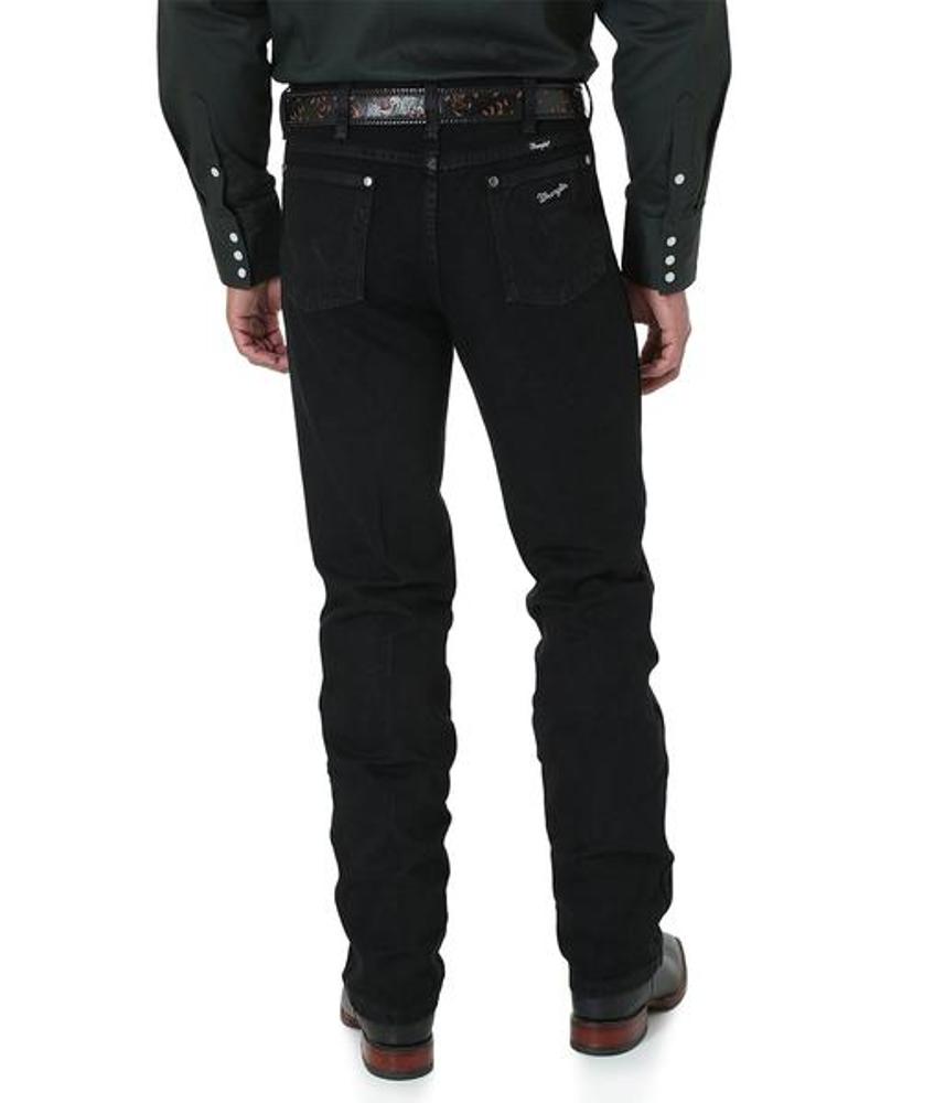 Wrangler Mens Silver Edition SlimFit Black BootCut Jeans