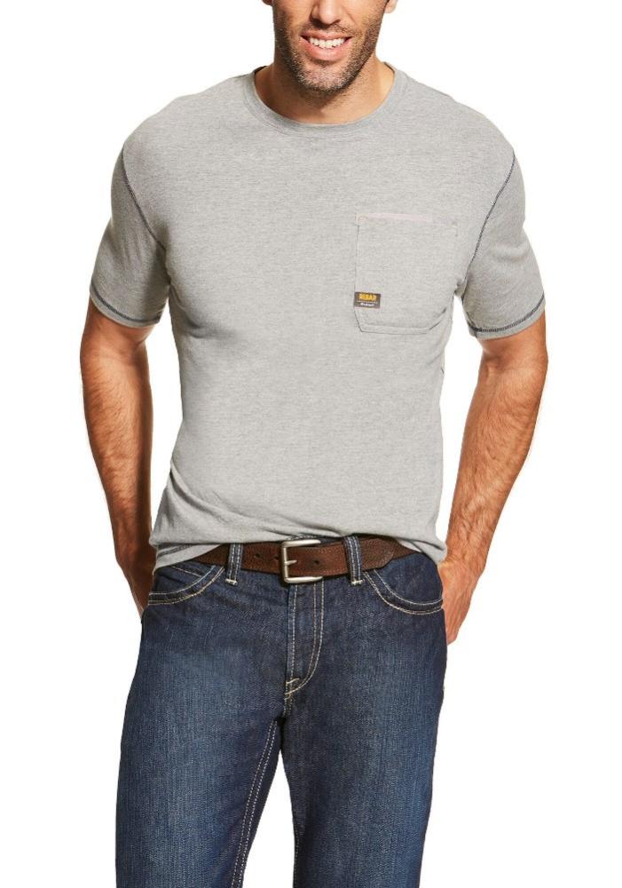 Ariat Mens Rebar Workman Short Sleeve Pocket TShirt