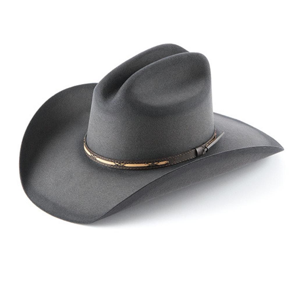 Resistol Jason Aldean Rearview Town 4X Distressed Felt Cowboy Hat