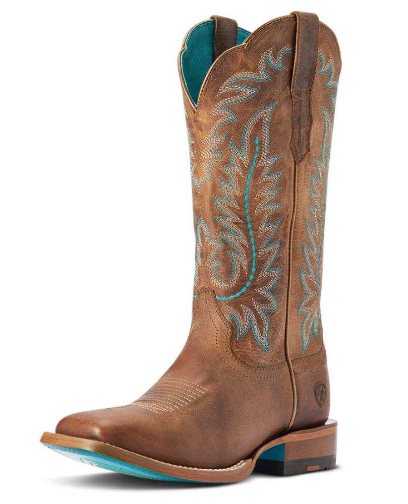 Ariat Womens Frontier Tilly Rodeo Tan TekStep Cowgirl Boot